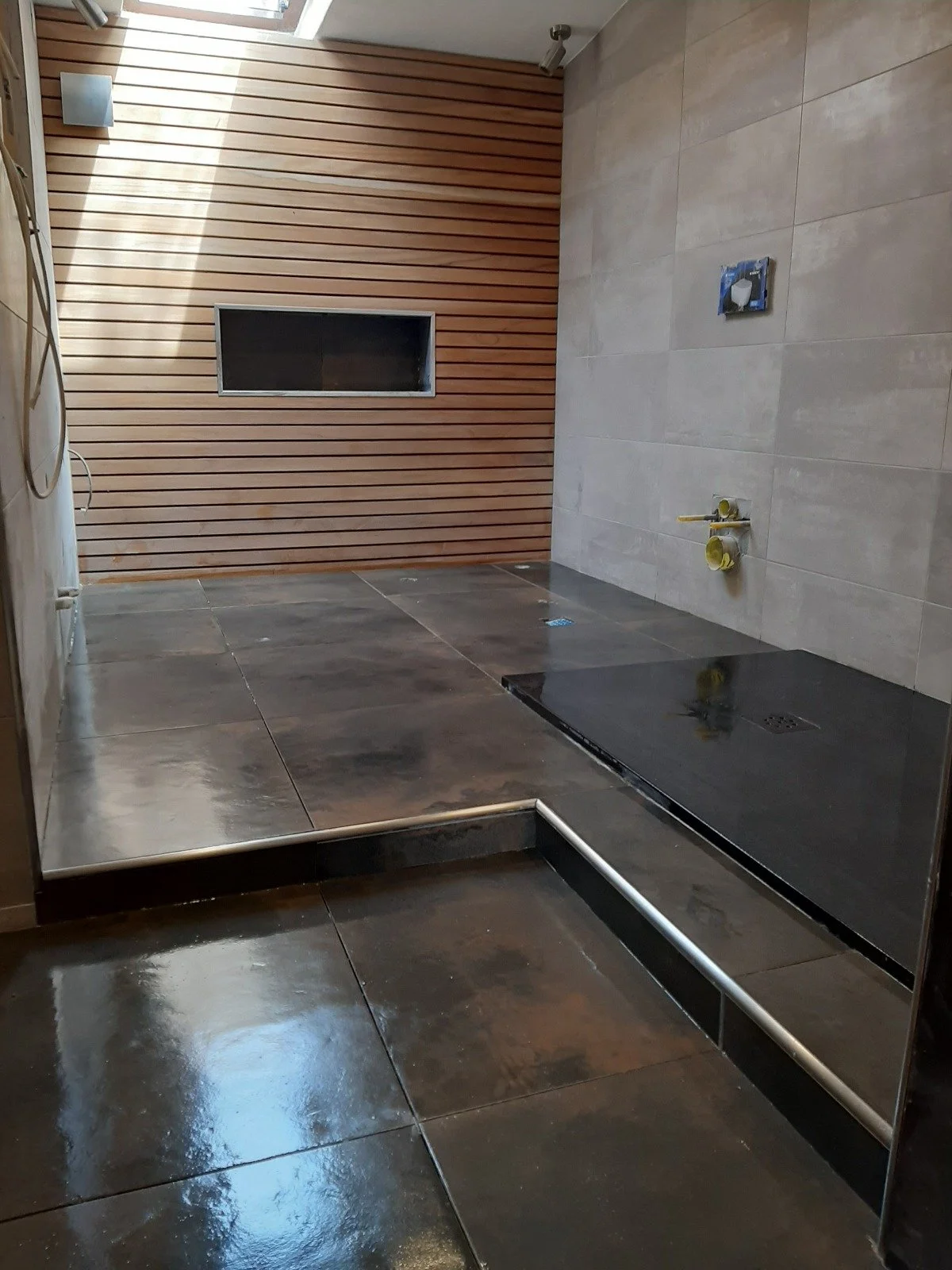 Modern tile installation - tiling near me - tiler - small business - handyman near me - Greenville, SC