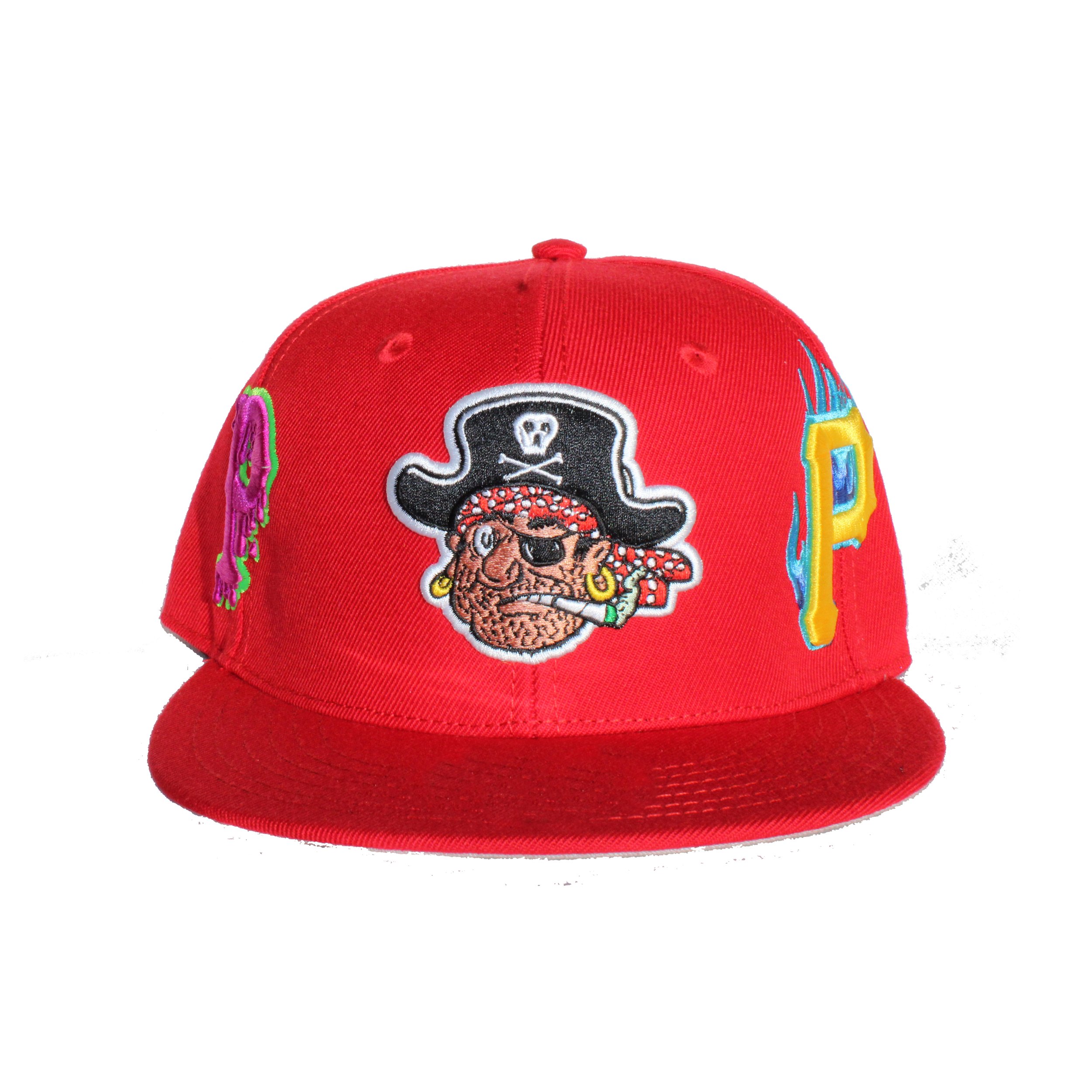 SMOKING BUCCS FITTED (red)