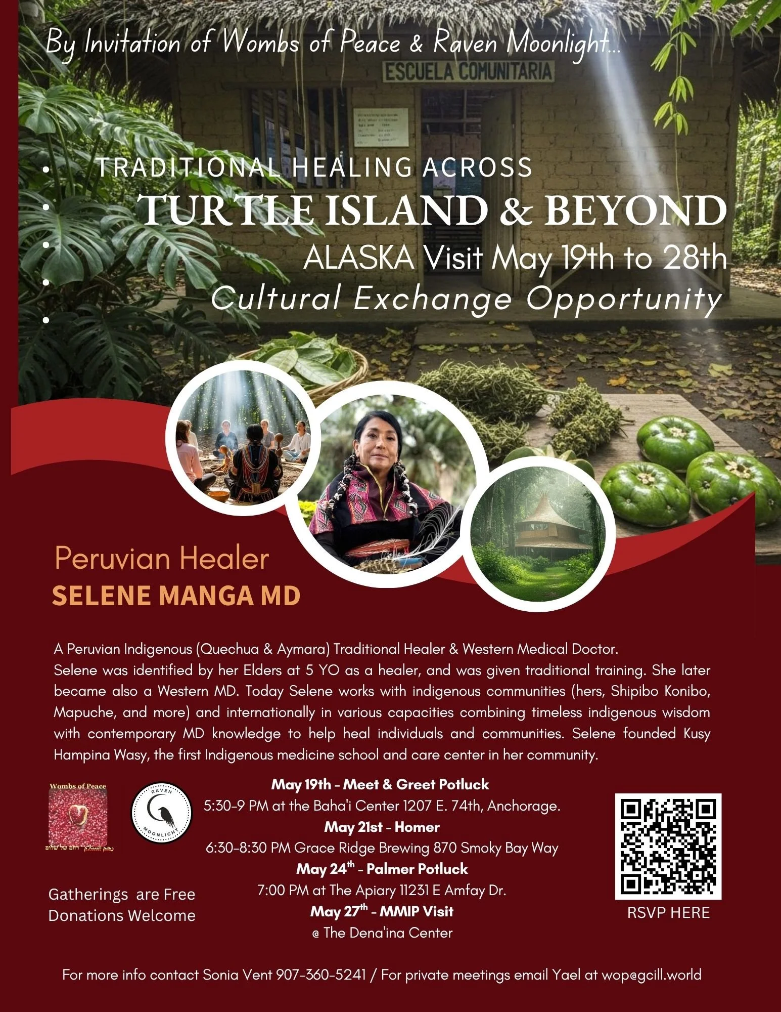 Potluck & Cultural Exchange w/ Dr. Selene Manga