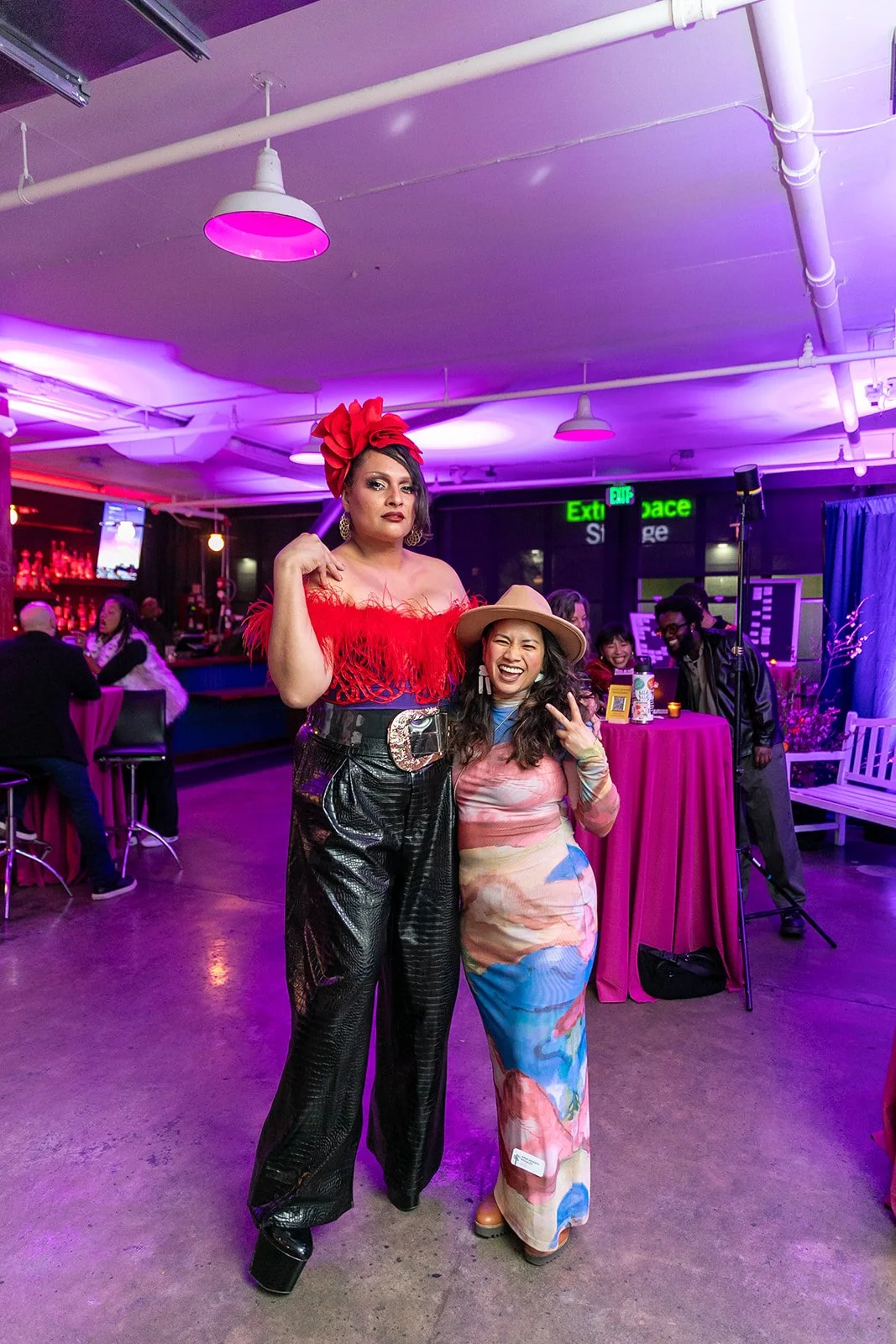 Event emcee Persia and Gina