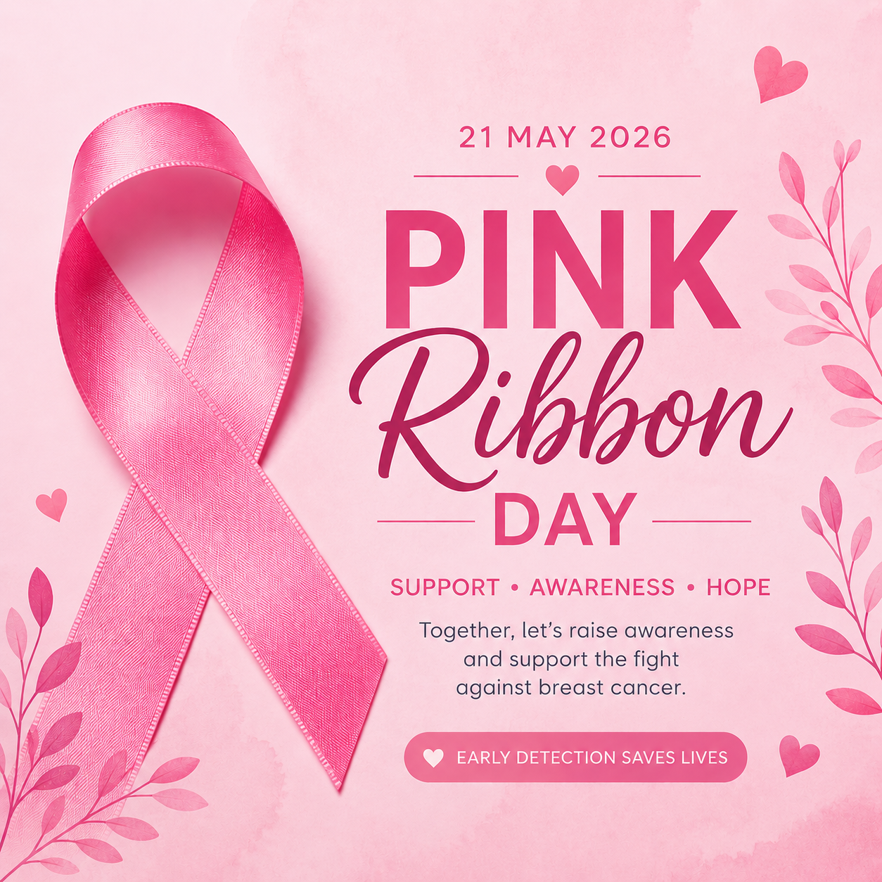 Host a pink breakfast in May