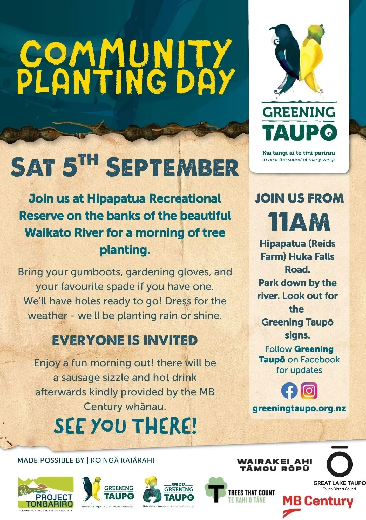 Community Planting Day - Saturday 5th September