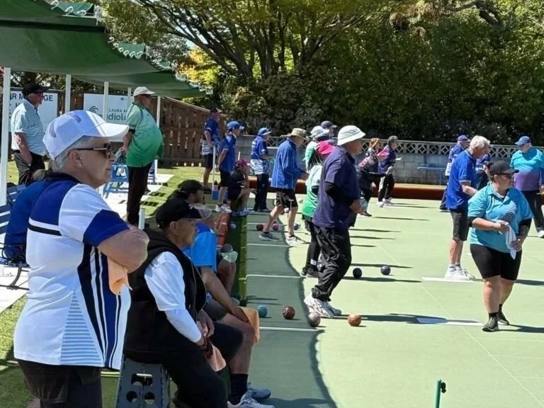 Summer fun on the bowling green