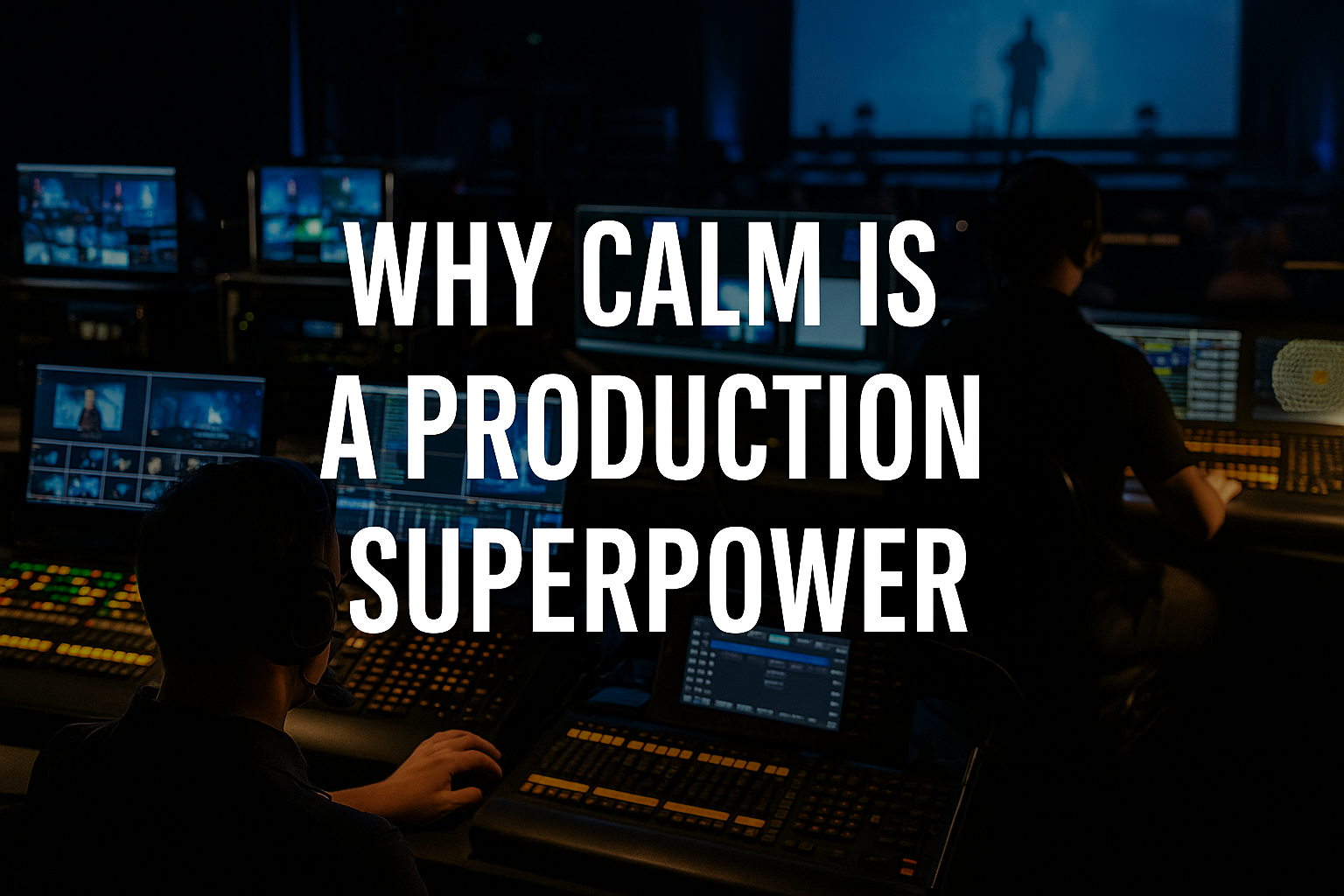 Why the Best Event Production Partners Stay Calm When Everything Goes Wrong