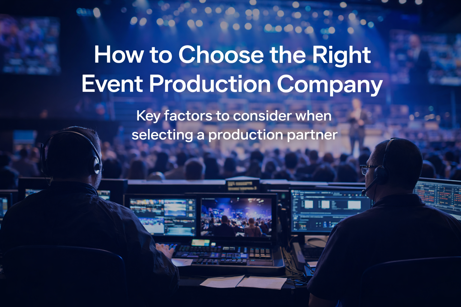 How to Choose the Right Event Production Company