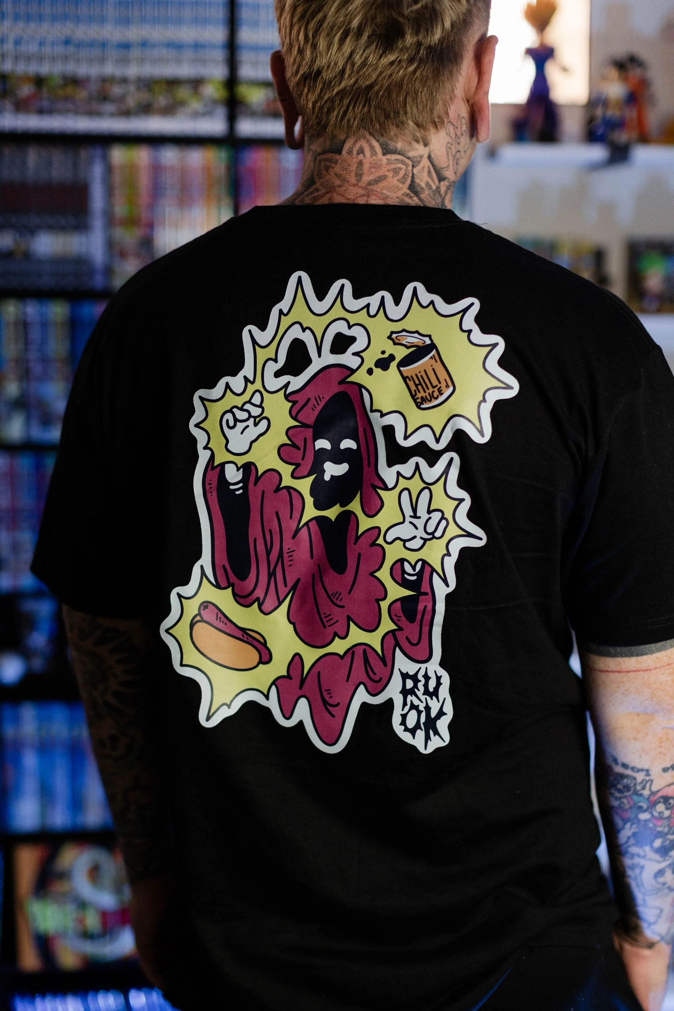 Chili man Black Tee