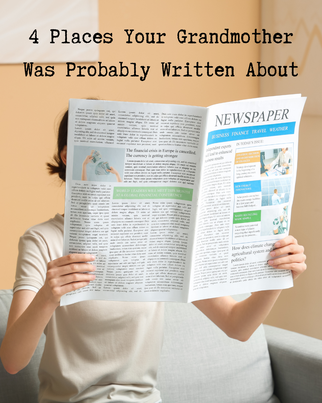 Four Unindexed Places Your Grandmother Was Probably Already Written About