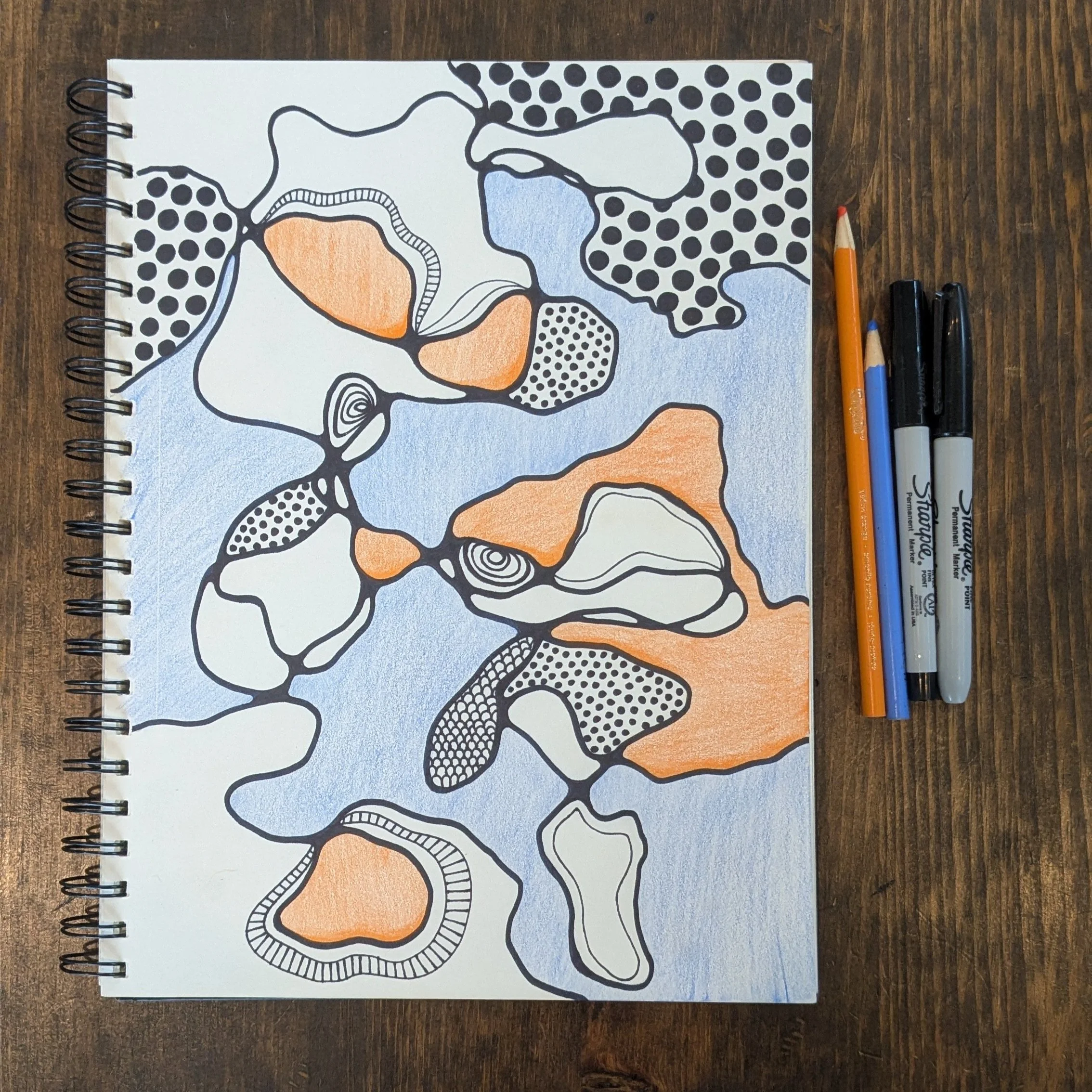 Neurographic Art Friday Feb 6th at Gather from 5:30-7:30pm