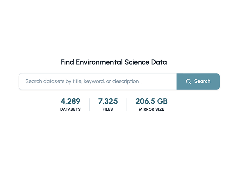 screenshot of the mirror of EPA's Science Hub