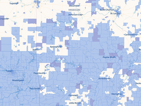 Screenshot of the Climate and Economic Justice Screening Tool (CEJST)