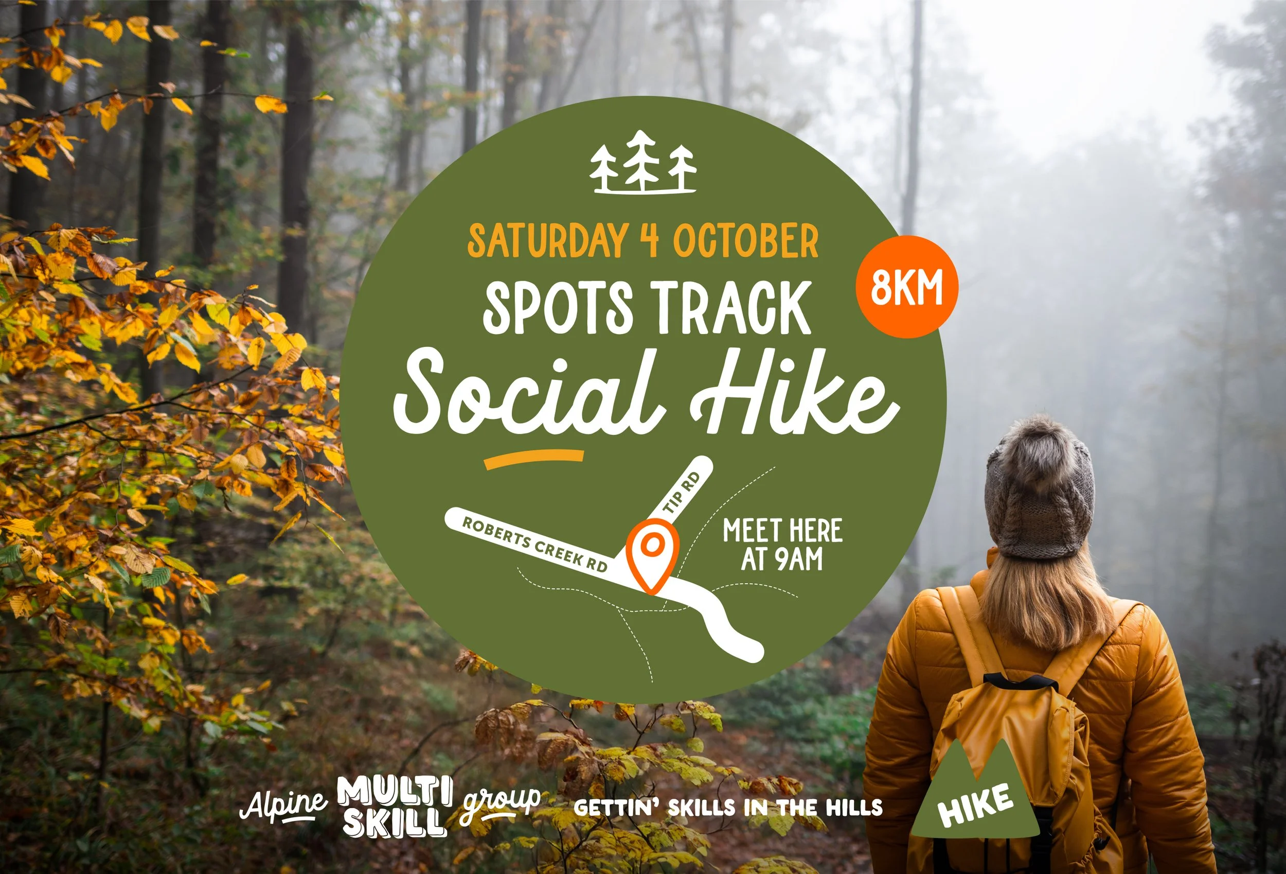 Spots Track Social Hike