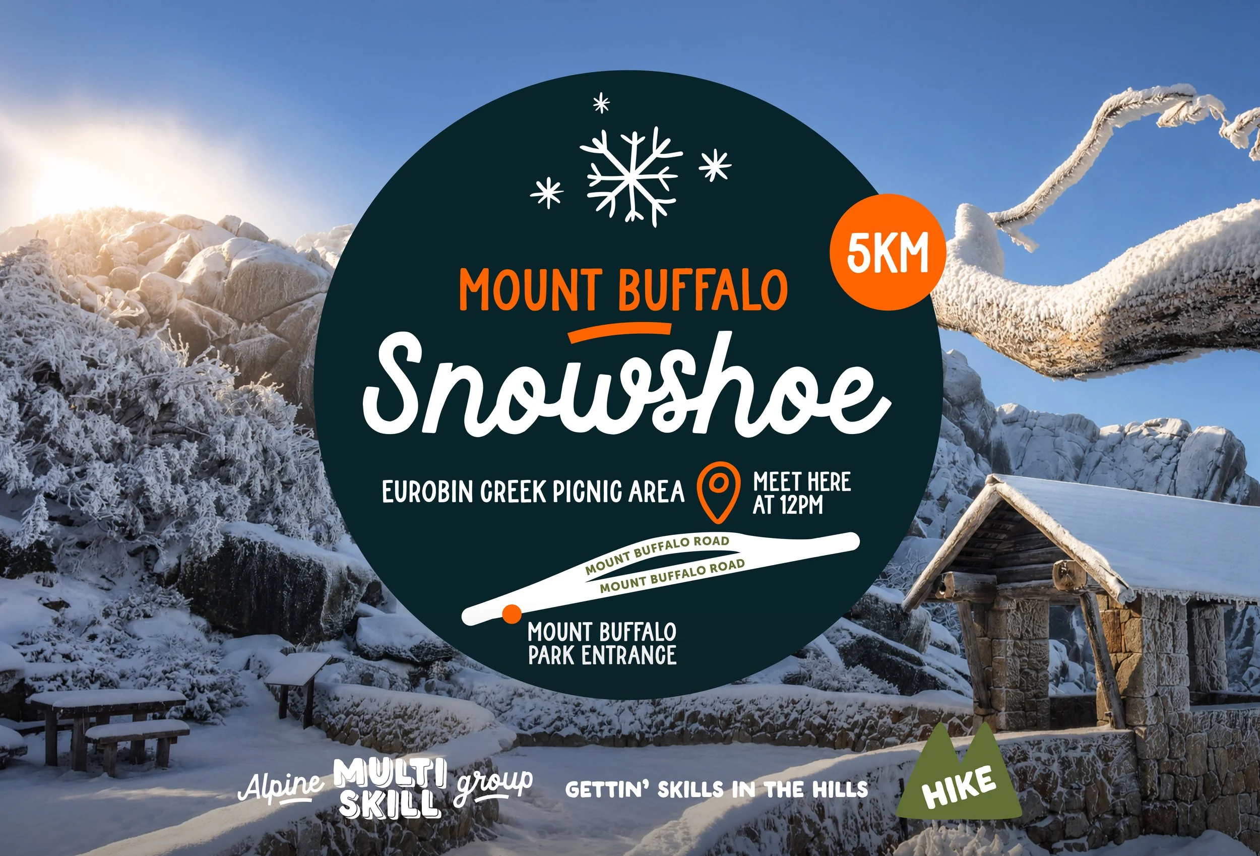 Mount Buffalo Snowshoe