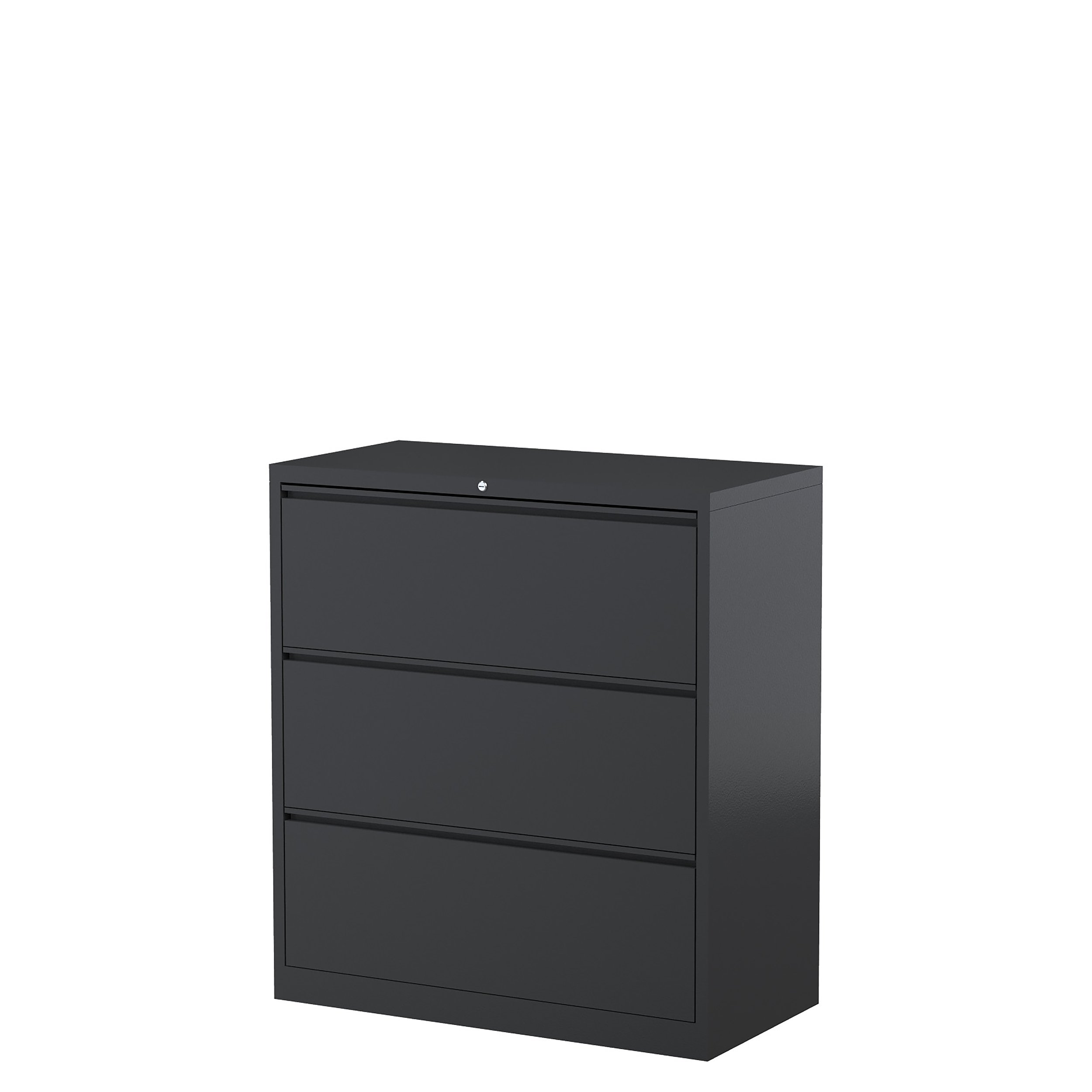 LF3GR_Lateral FIling Cabinet - 3 Drawer_1015Hx915Wx463D_Graphite Ripple.jpg