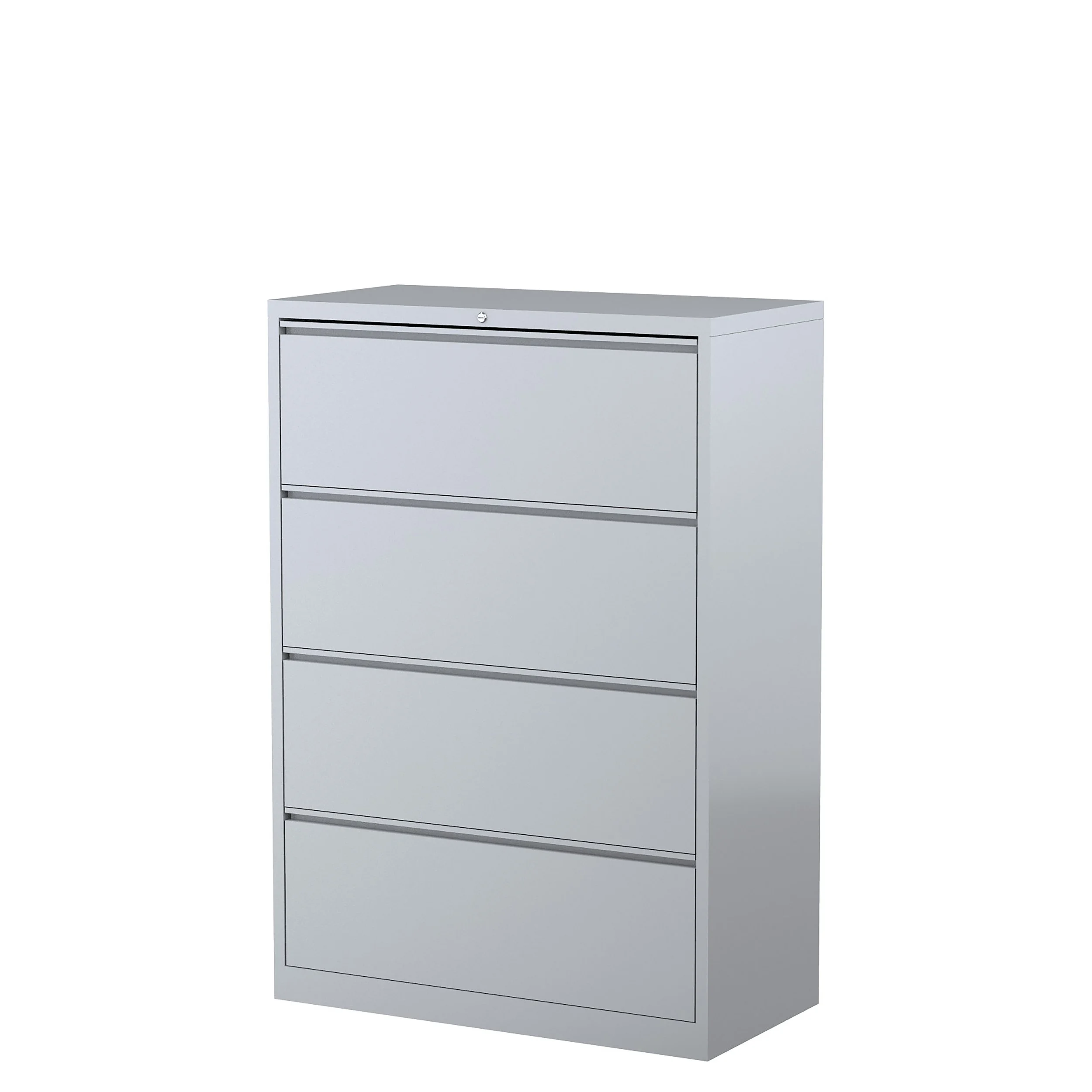 LF4SG_Lateral FIling Cabinet - 4 Drawer_1320Hx915Wx463D_Silver Grey.jpg