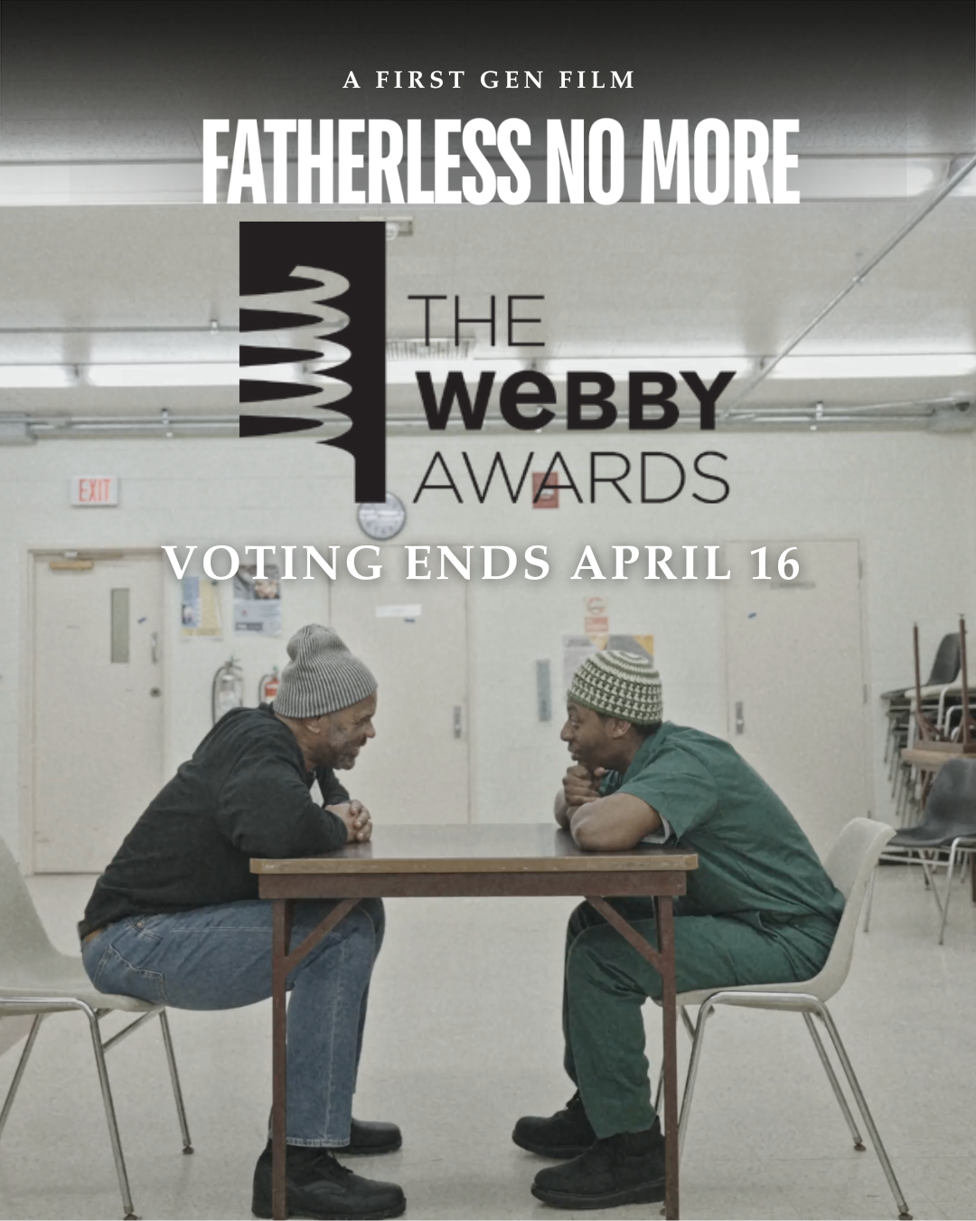 Vote for Fatherless No More with the Webbys! 
