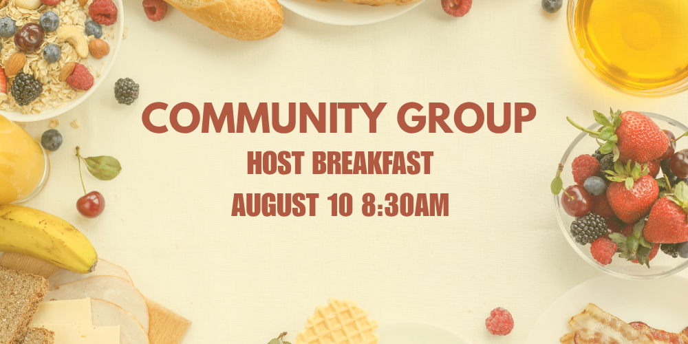 Community Group Host Breakfast