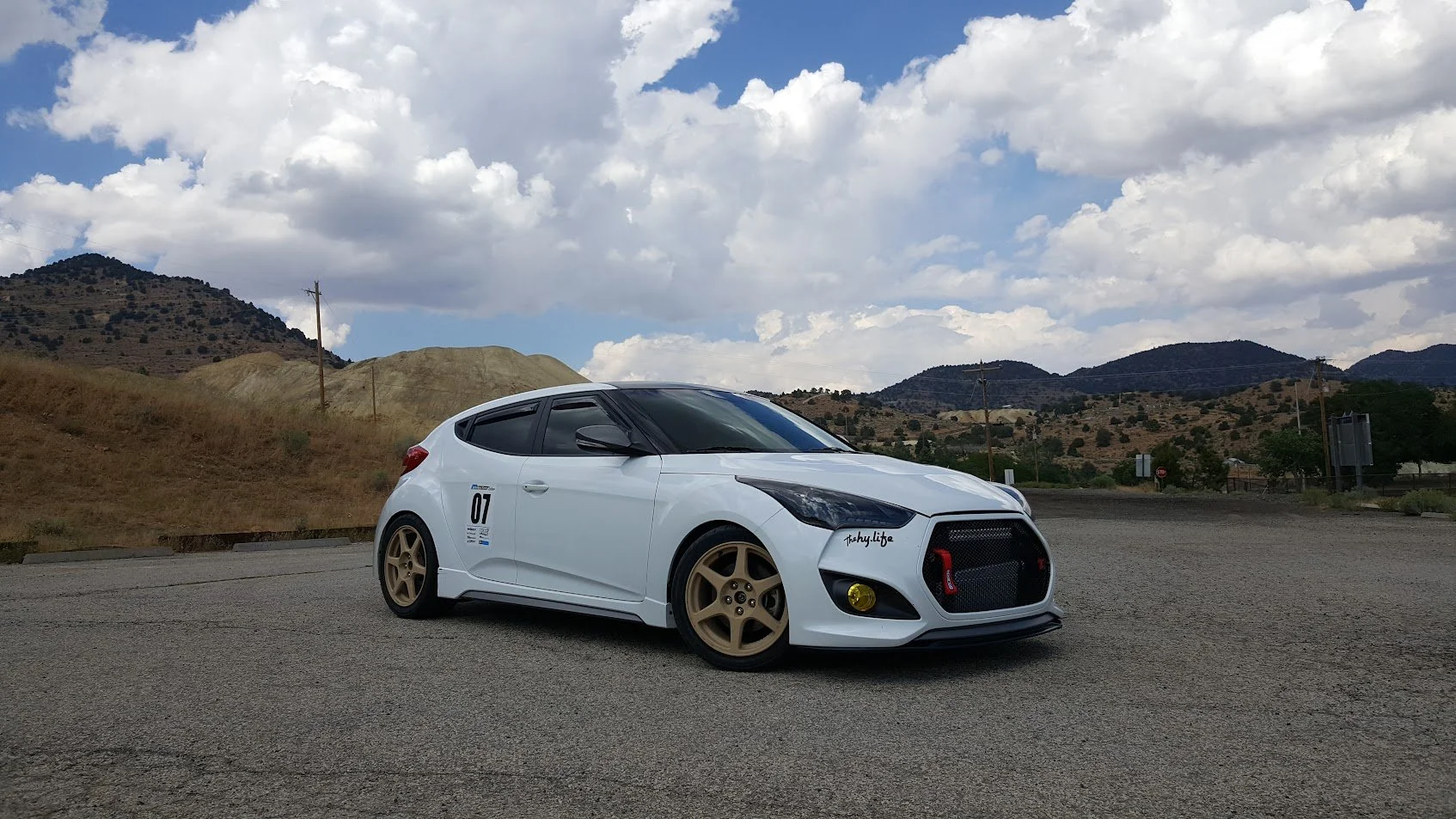 Hyundai Veloster Turbo lowered NPC Automotive