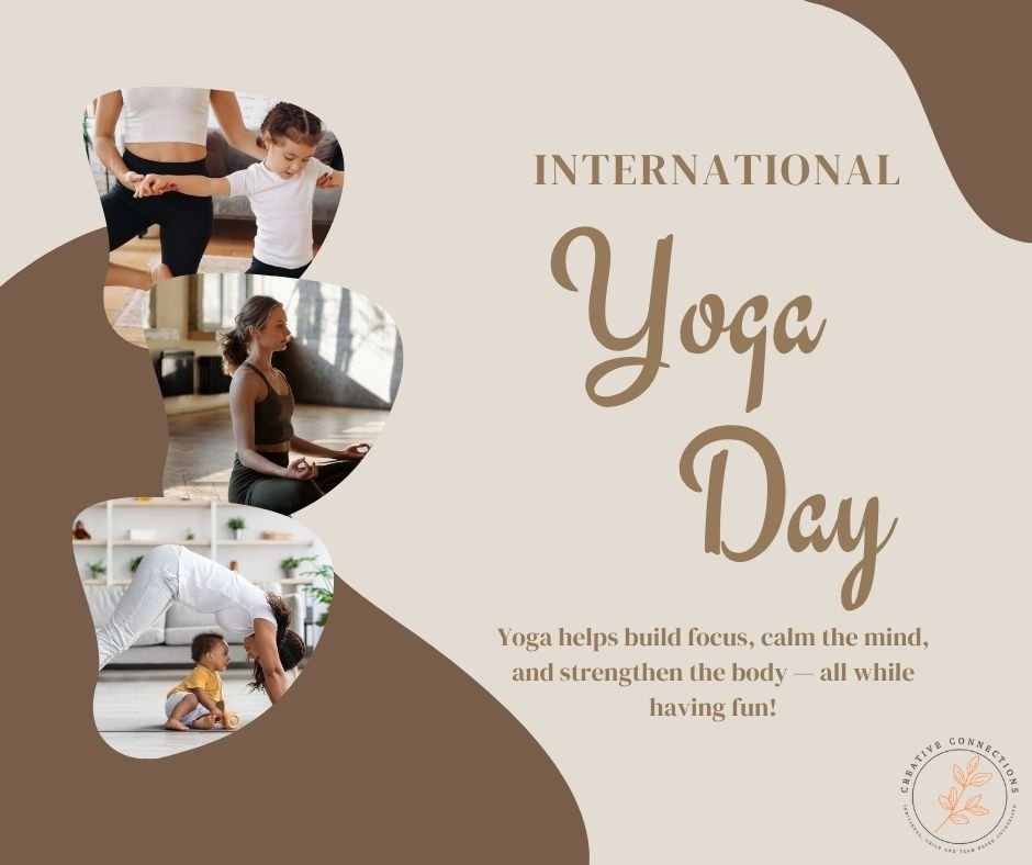 Today is the perfect day to slow down, stretch, and breathe &mdash; whether you&rsquo;re a caregiver sharing a peaceful moment with kids or taking time just for yourself.

Try this simple yoga flow with kids or on your own:�1. Start with &ldquo;Mount