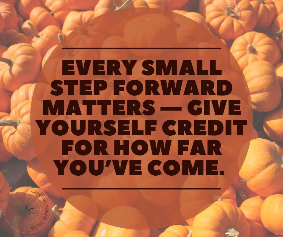 As October comes to a close, take a quiet moment to pause and reflect on your journey. 

What have you learned about your emotional wellness this month? What are you most proud of&mdash;no matter how small it may seem? And what&rsquo;s one intention 