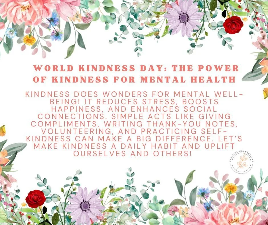 As a therapist, I see the positive effects of kindness in my clients every day. Let's celebrate World Kindness Day by making kindness a daily habit, benefiting not only others but ourselves as well.
Take the first step today. Share your acts of kindn