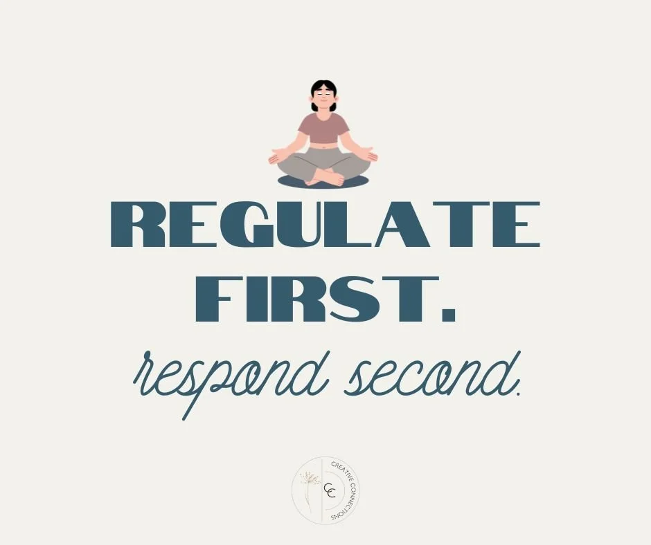 When emotions run high &mdash; whether it&rsquo;s a child, a student, a coworker, or even ourselves &mdash; our brains are more likely to react than respond.

Reacting is fast and driven by stress.
Responding is calmer, more intentional, and comes af