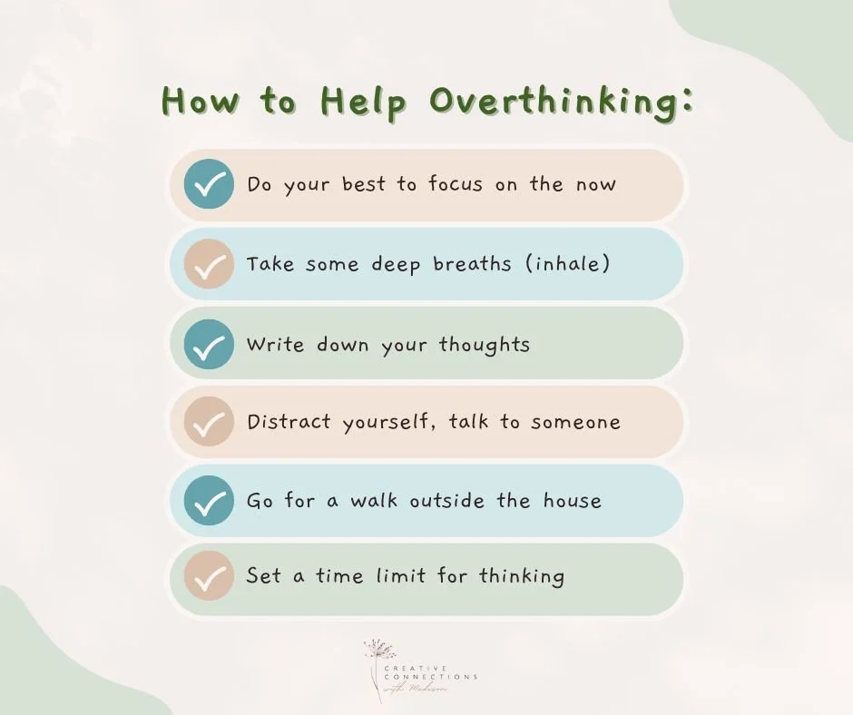 Overthinking can feel like your brain is running a marathon&hellip; while you&rsquo;re just trying to get through a normal day.

Replaying conversations.
Reading into tone.
Thinking about what you should&rsquo;ve said.
Worrying about what might happe