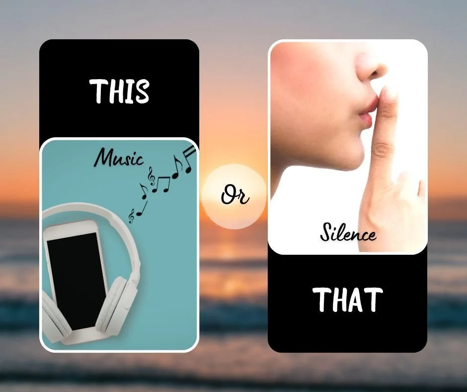 Okay, quick vote: Music or silence when you&rsquo;re stressed? (Comment your pick!)

Here&rsquo;s something interesting:

When you&rsquo;re overwhelmed, your nervous system is basically trying to decide: &ldquo;Am I safe right now?&rdquo;

Sound can 