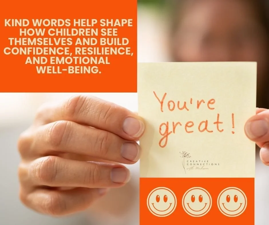 Family Activity Idea: Compliment Posters 
All you need is:
 &bull; One piece of paper for each family member
 &bull; Markers or crayons

Write each family member&rsquo;s name at the top of a sheet of paper. Then have everyone go around and write or d