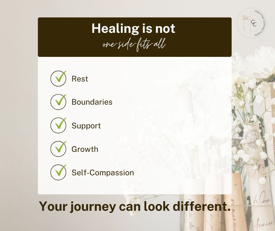 What helps one person heal may not help another &mdash; and that&rsquo;s okay.

Mental health care is not meant to look identical for everyone. Some people benefit from therapy, some need movement, some need structure, some need rest, and some simply