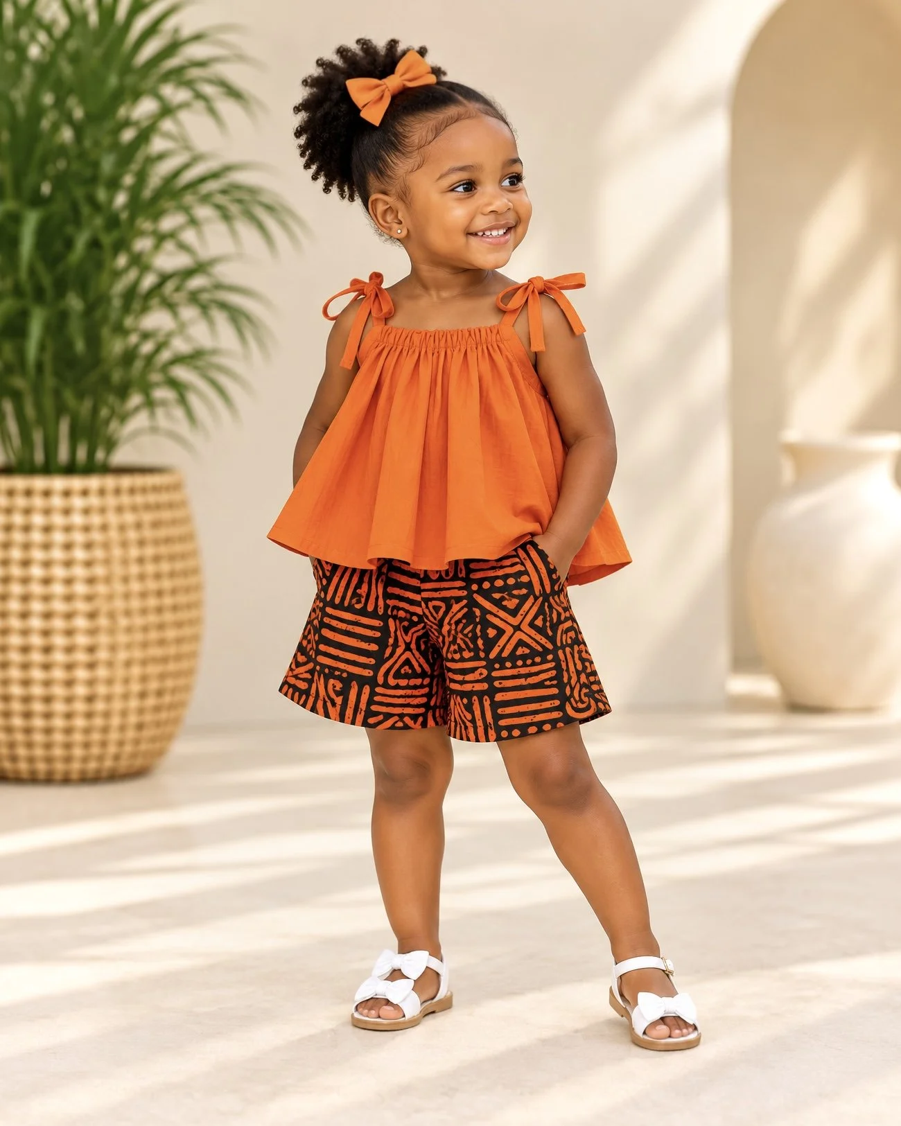 Girls’ Sunlit Vibes Shorts Set