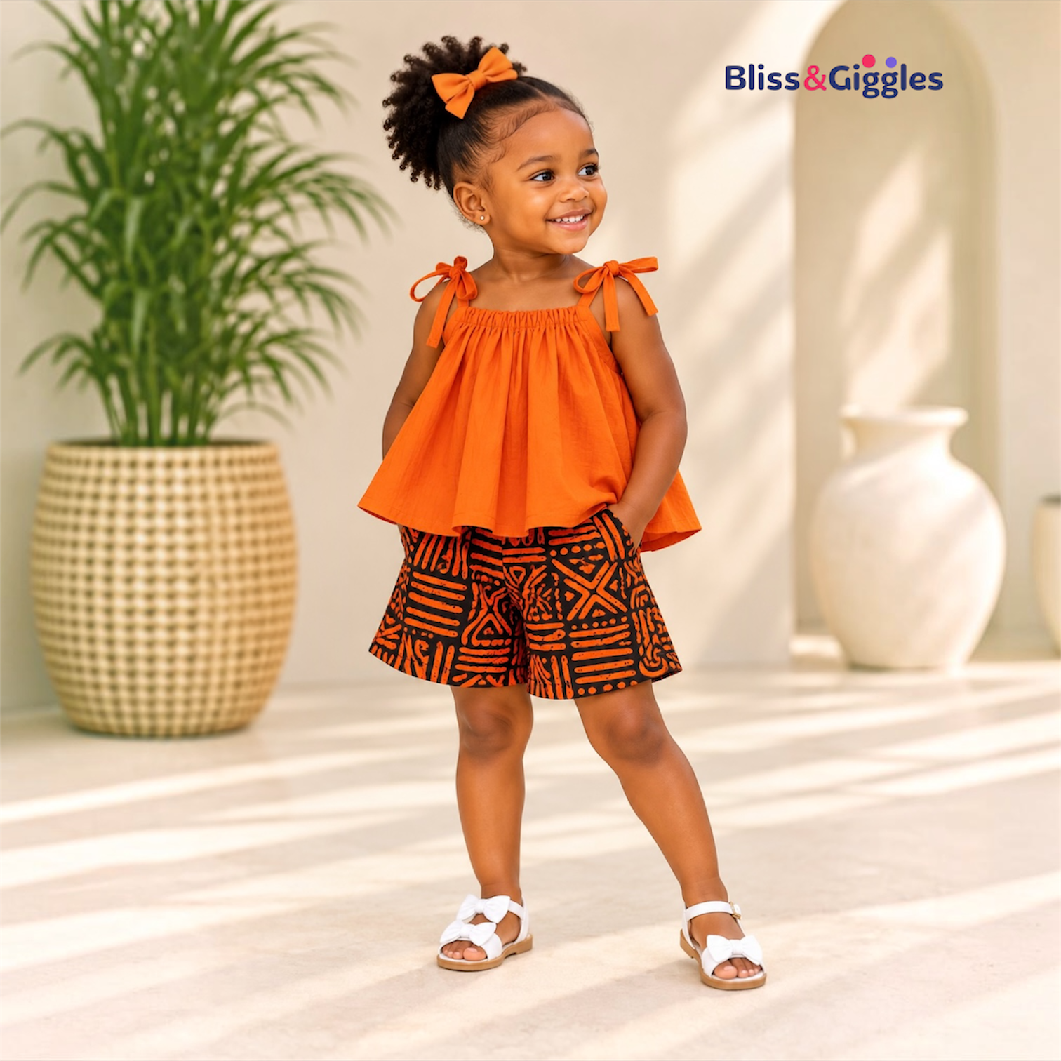 Girls’ Sunlit Vibes Shorts Set