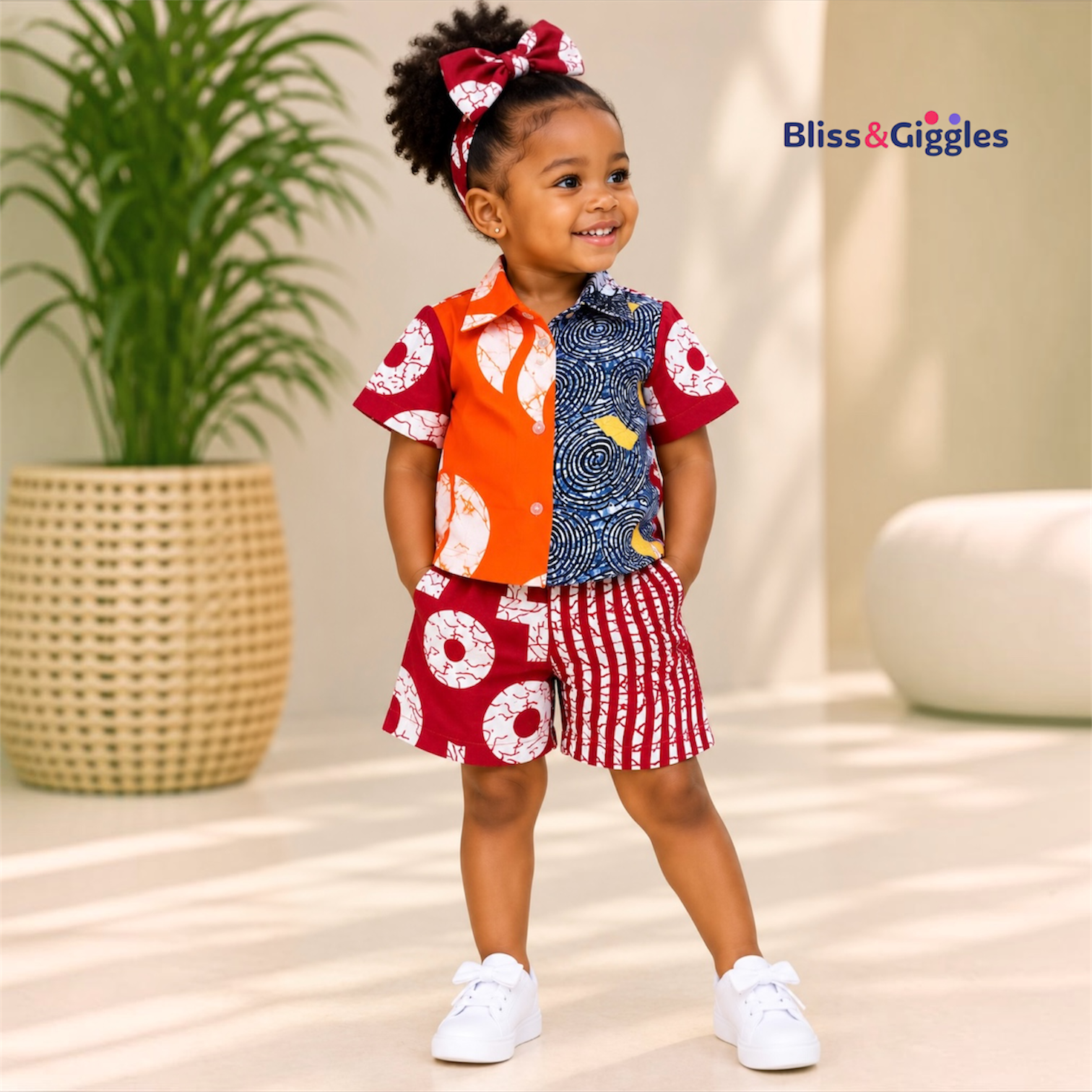 Girls’ Sunlit Vibes Three-Piece Set