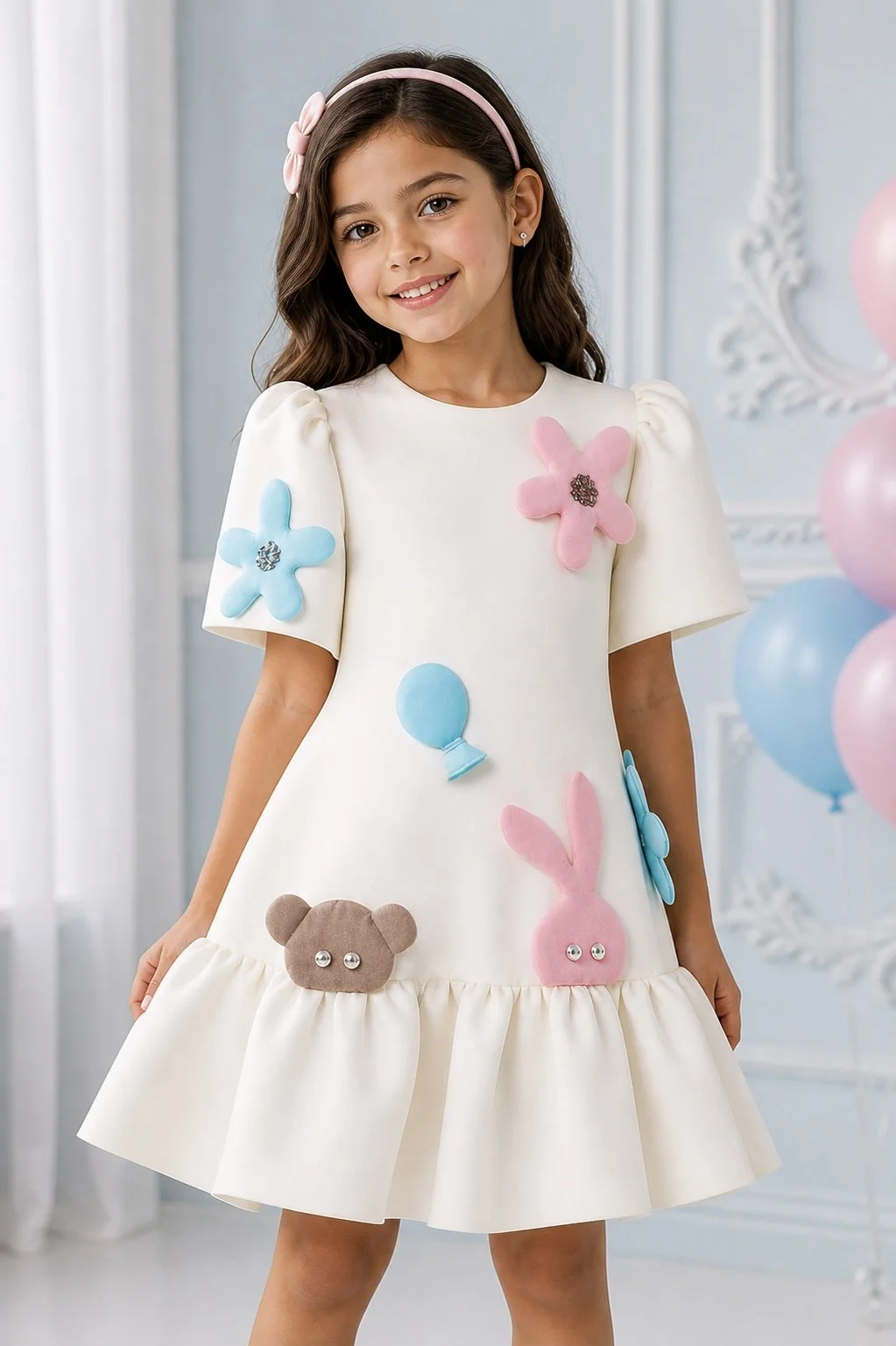 Whimsy Bloom Party Dress