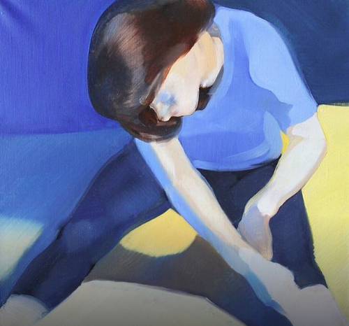 Repetition, 50X50 cm., Oil on canvas., 2017