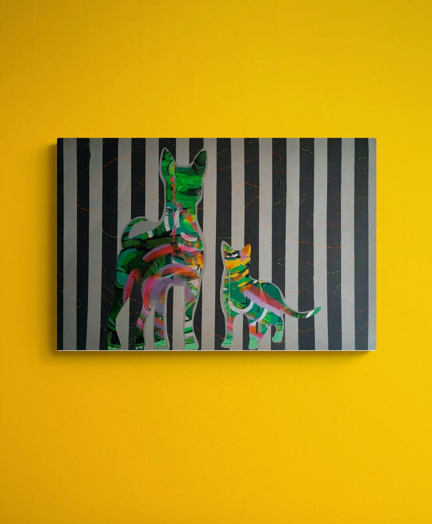 COMPANIONS
120CM X 80CM
ACRYLIC ON CANVAS - 2024
$ 650