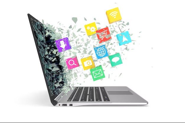 Laptop displaying a weekly calendar and a cup of coffee on a wooden table.