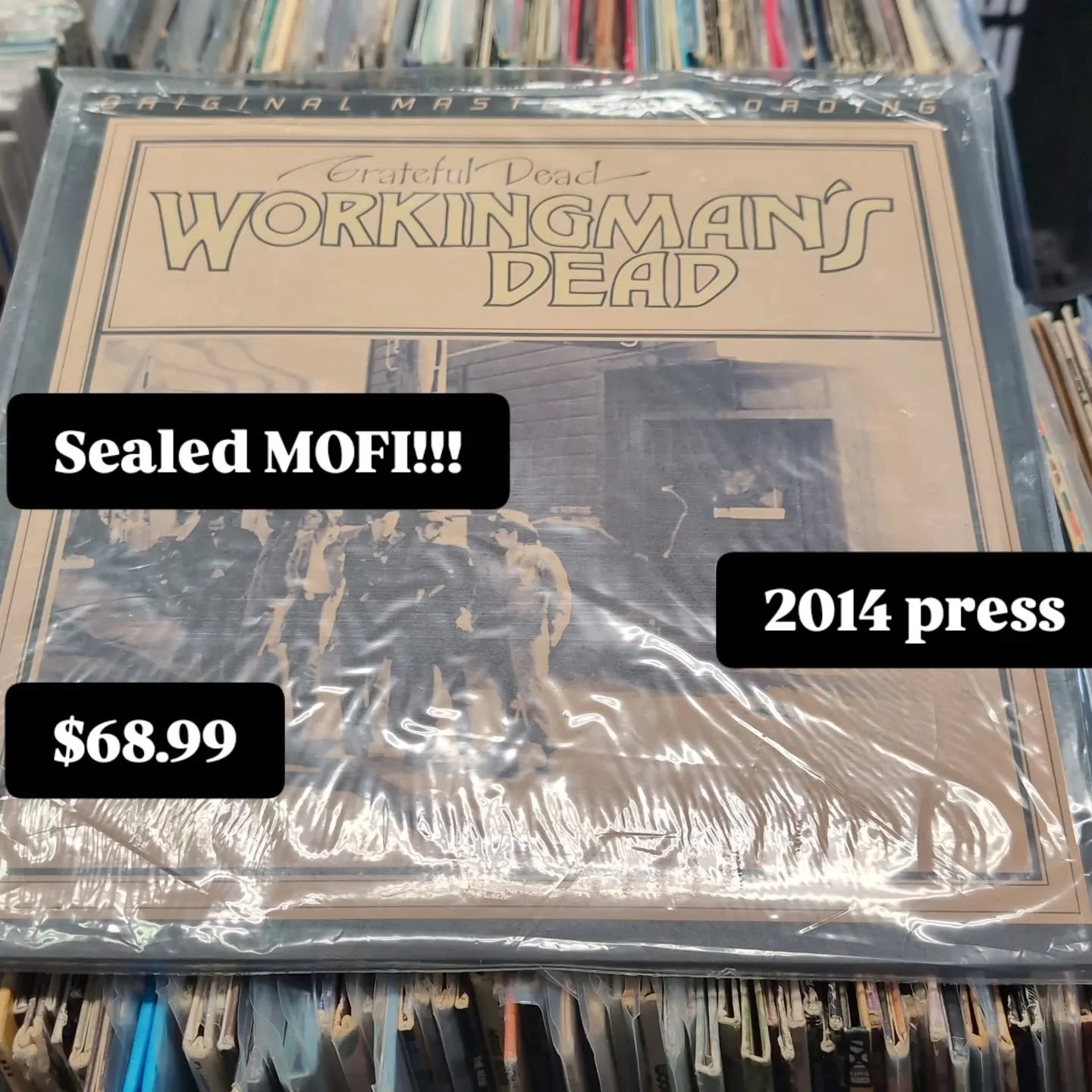 Never know what might come In the door! This sca sealed 2014 MOFI press