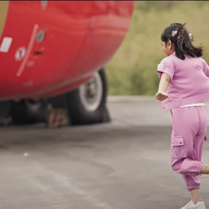 The Most Unexpected Adventure Began with a Colouring Sheet ｜ Air India [aSxdTfo40tE].gif