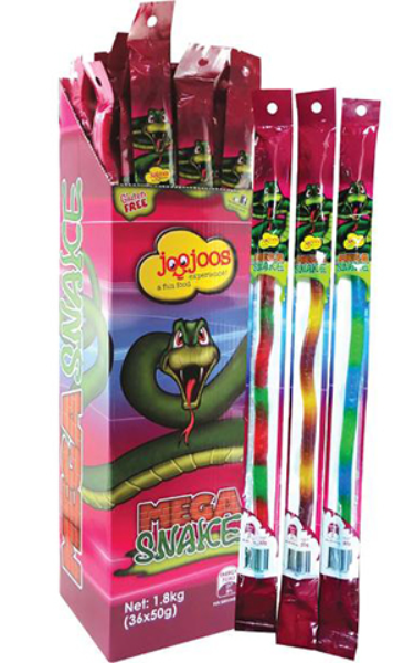 Mega wrapped snake 50gm