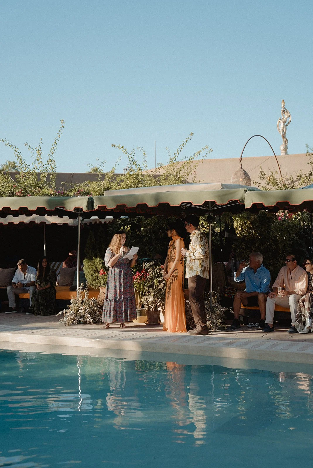 Sunset pre-wedding welcome party at Raco Ibiza, destination wedding weekend