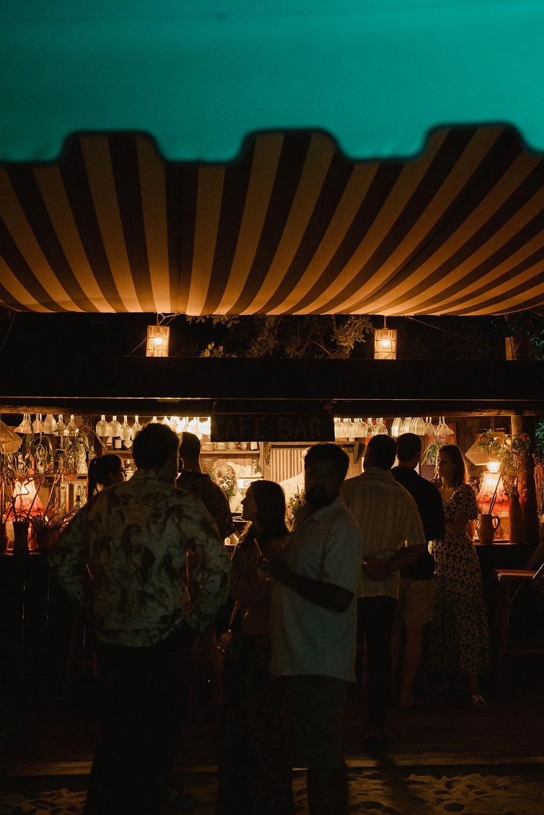 Sunset pre-wedding welcome party at Raco Ibiza, destination wedding weekend