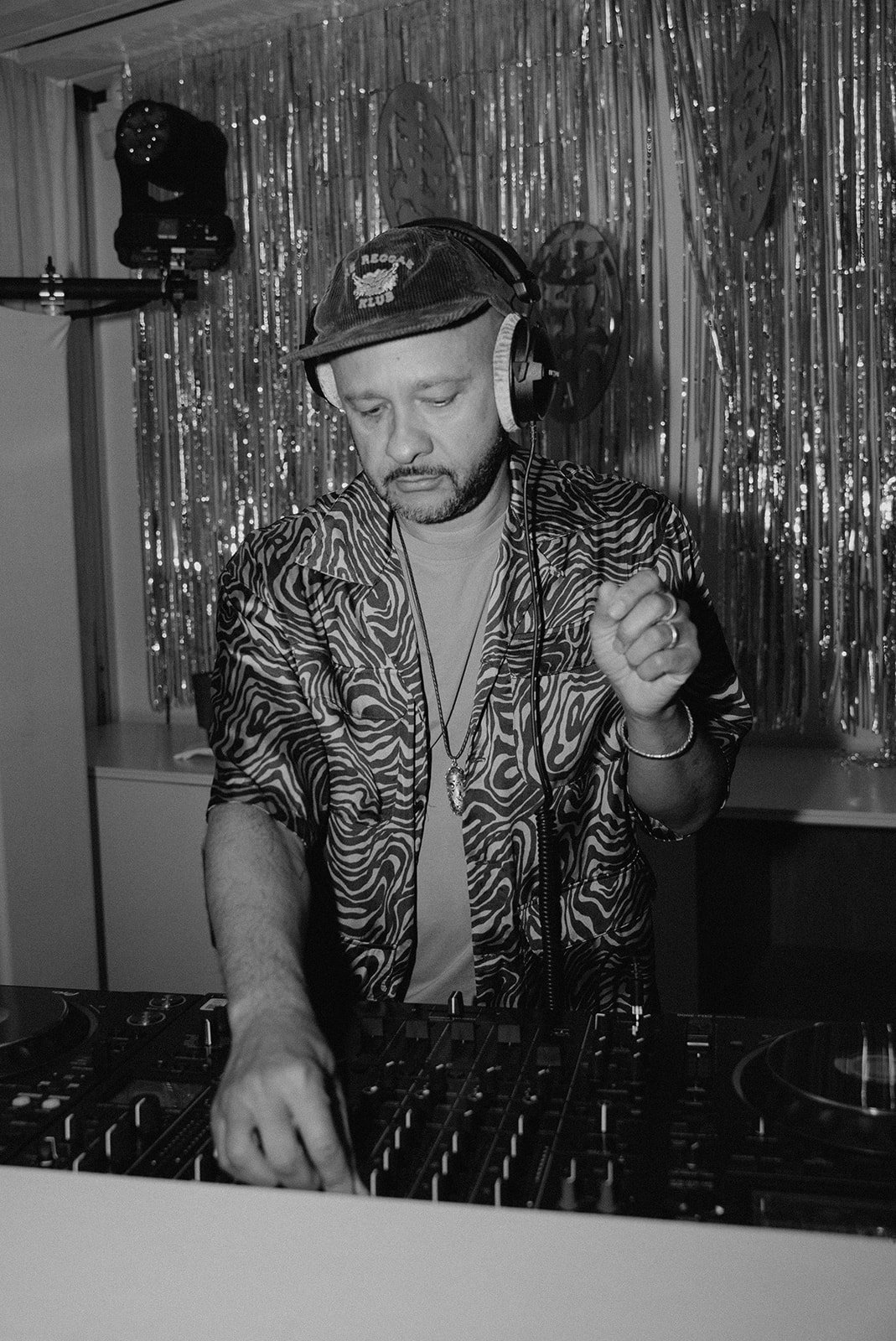 High-energy wedding party with DJ Nightmares on Wax, Ibiza celebration
