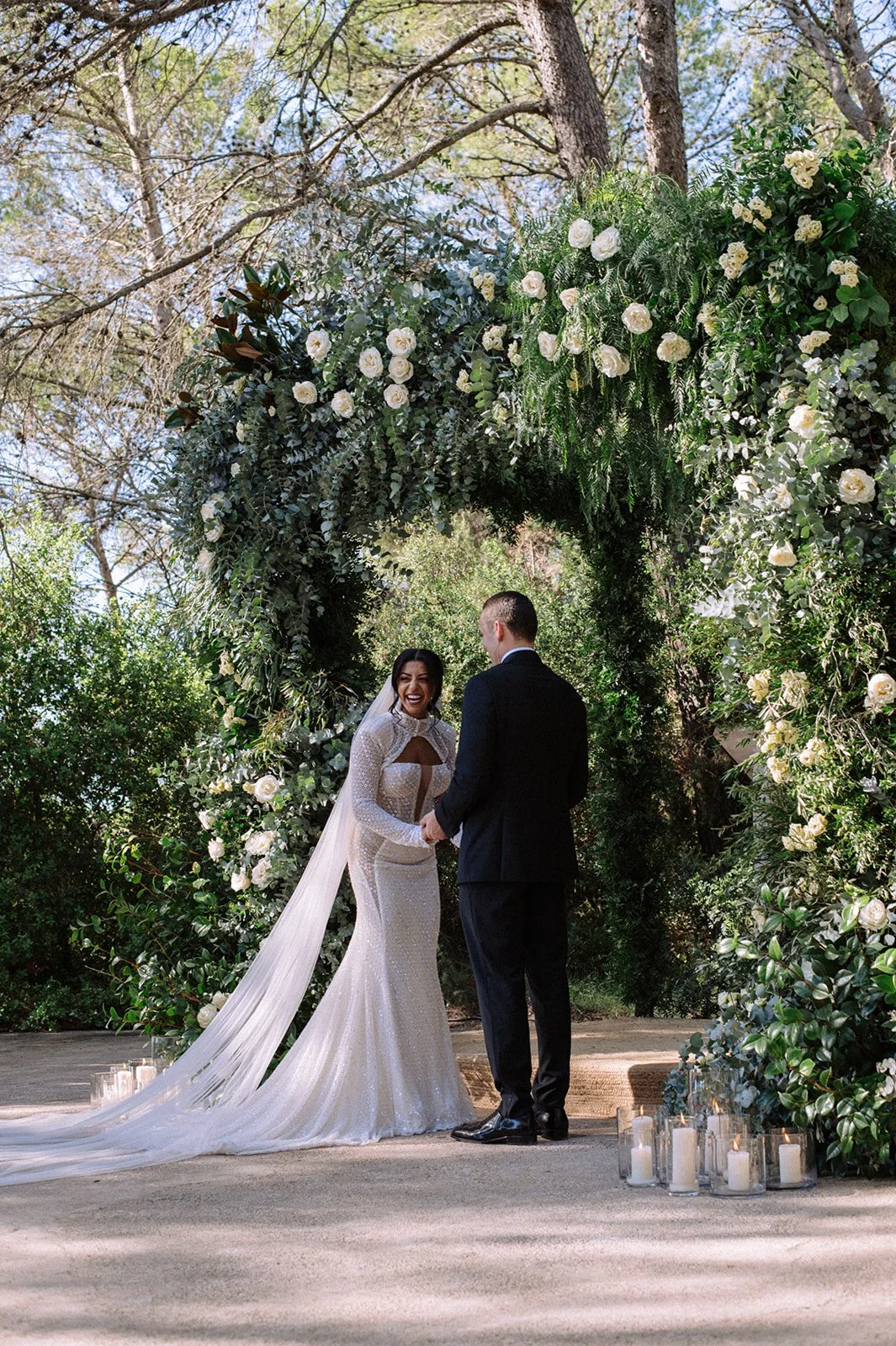 Stunning ceremony moment- stylish wedding , Ca Na Xica Ibiza