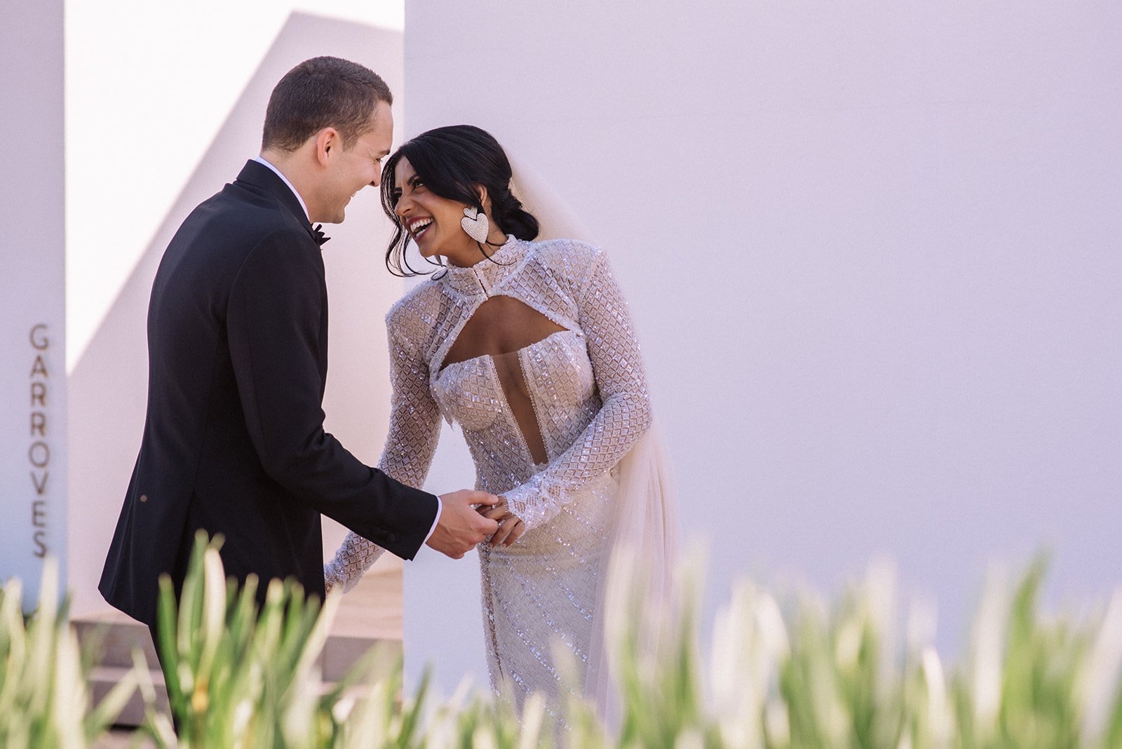 Modern luxury wedding at Ca Na Xica estate, Ibiza countryside