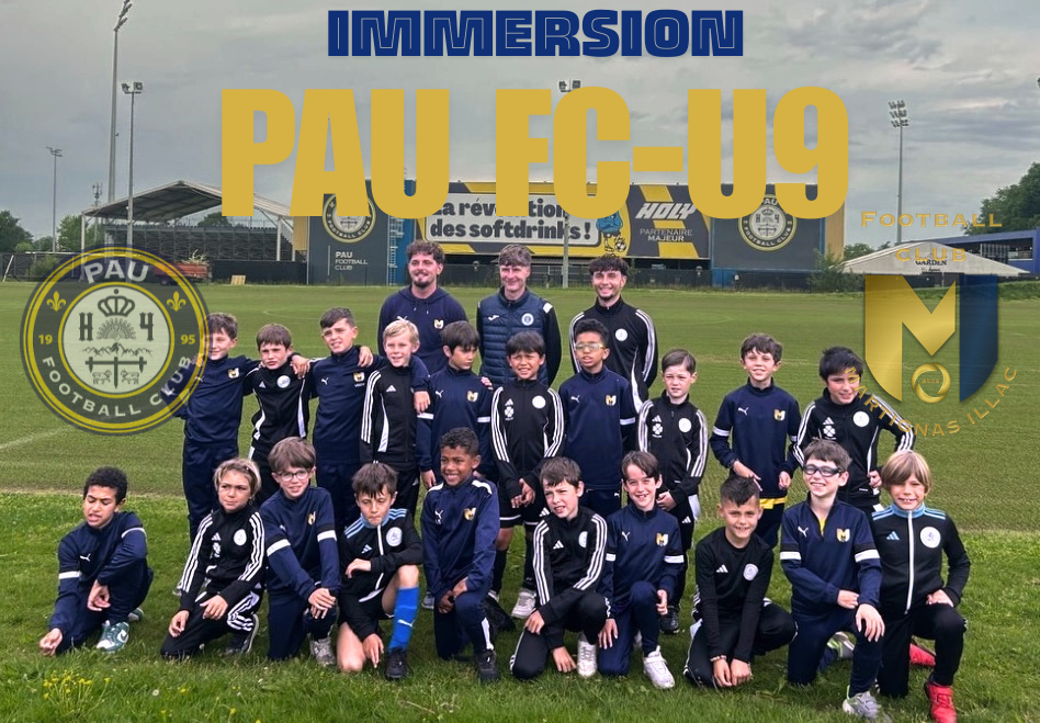 Immersion de nos U9 au club professionnel du Pau FC.