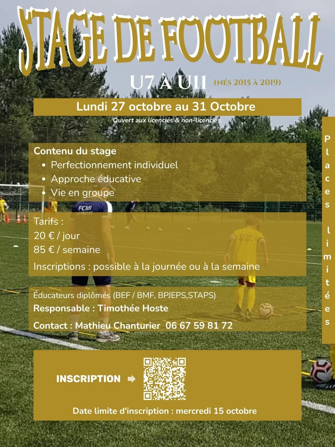 Stage de la Toussaint