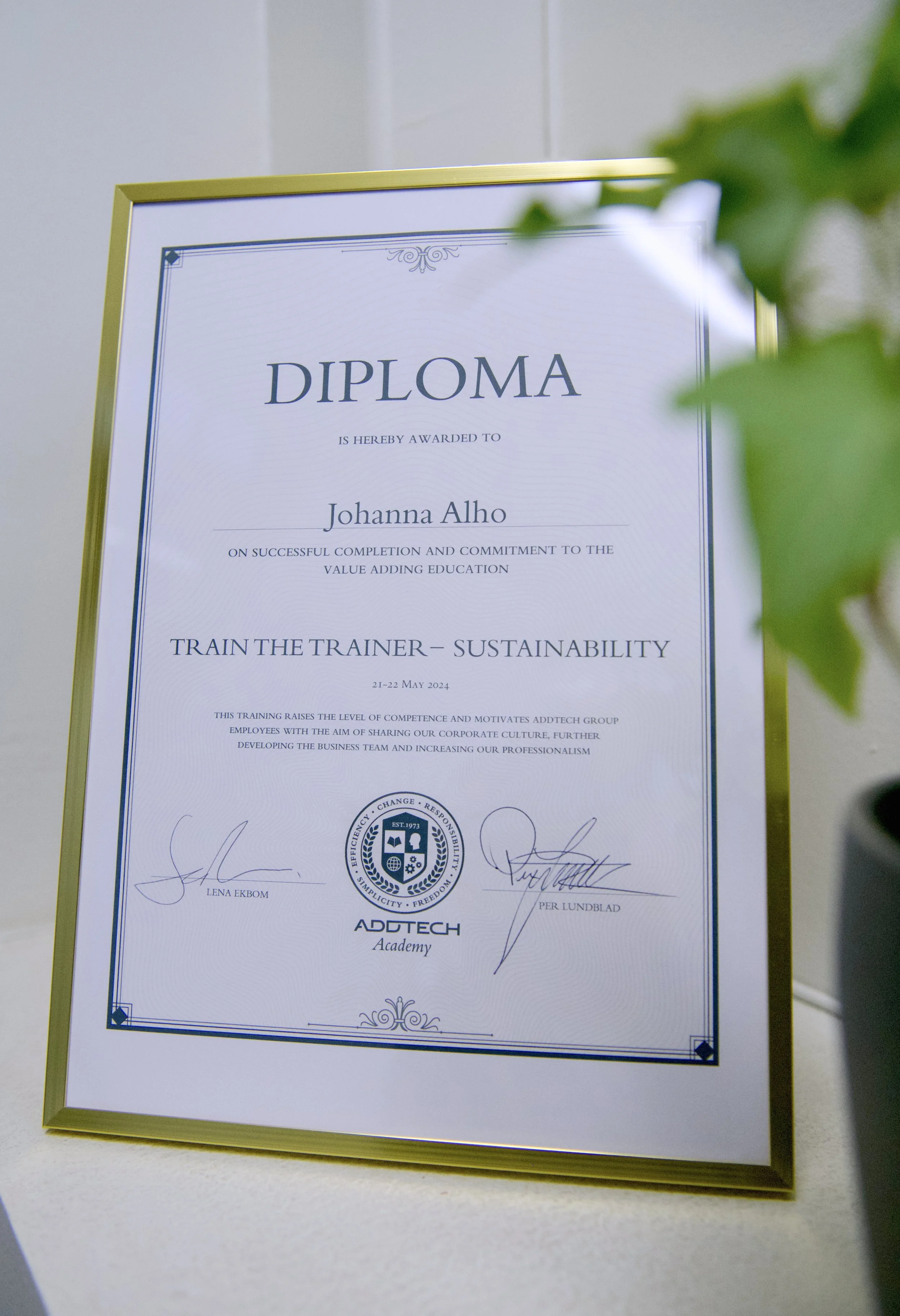 Sustainability Diploma