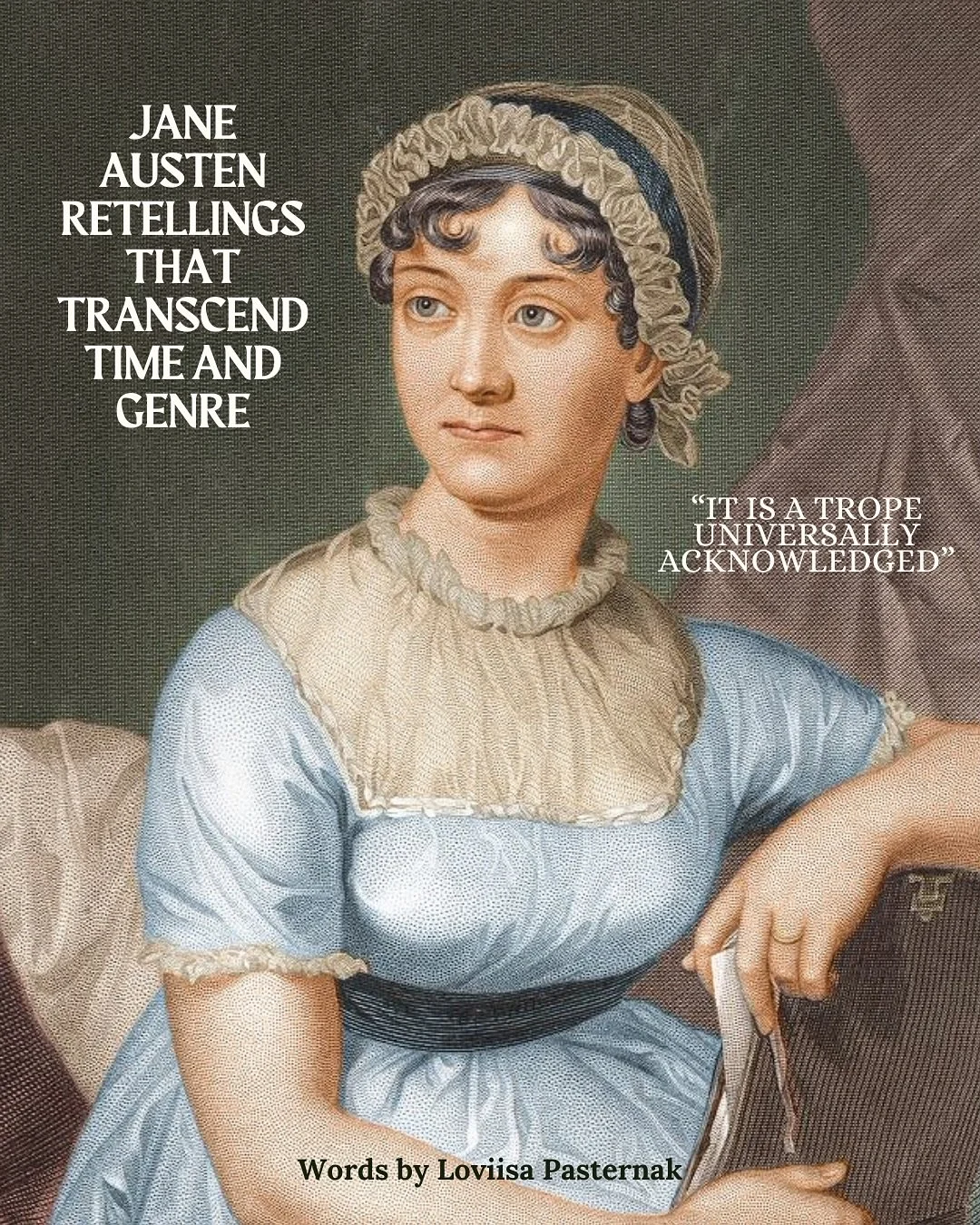 Bookworms!!!! This one's for you!!! 📕🐛 If you (like Loviisa) can't get enough of the classic Austenian tropes, this bookish list features retellings that span genre, market, and time period 💌

💐 Manslaughter Park by @tirzah.price 

🧚🏼&zwj;♀️ Th