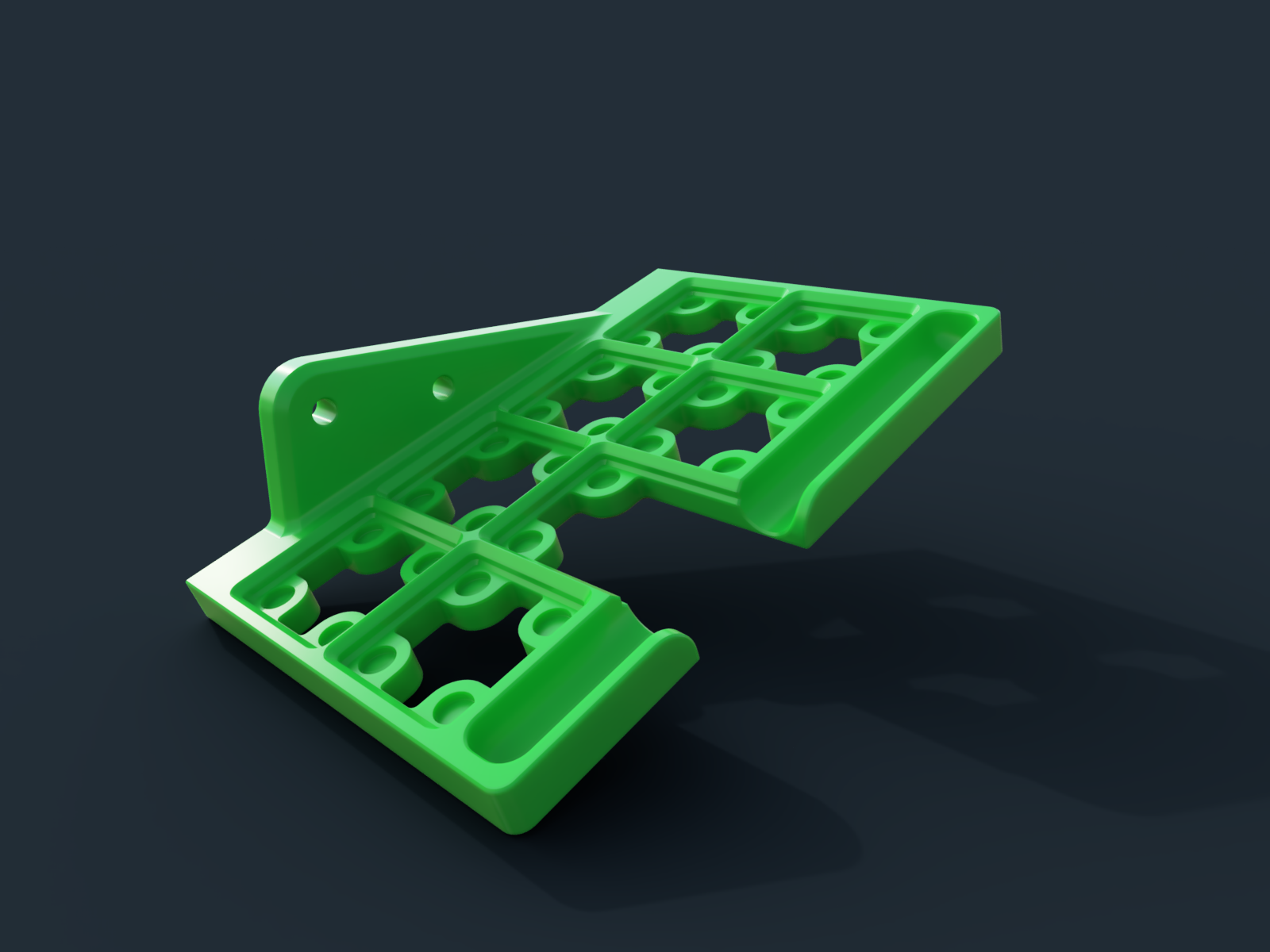 Angled Gridfinity Tray - upgrade for Bow Xtender and DIY tablesaw fence - 3D files