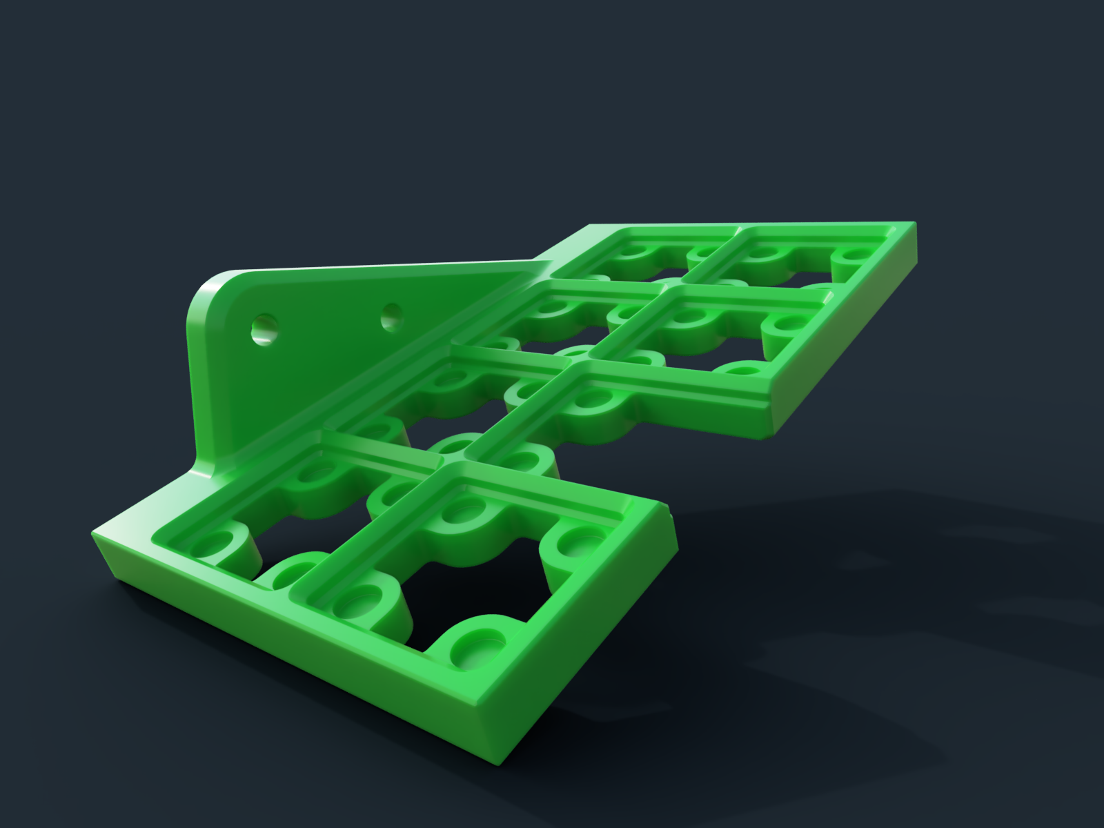 Angled Gridfinity Tray - upgrade for Bow Xtender and DIY tablesaw fence - 3D files